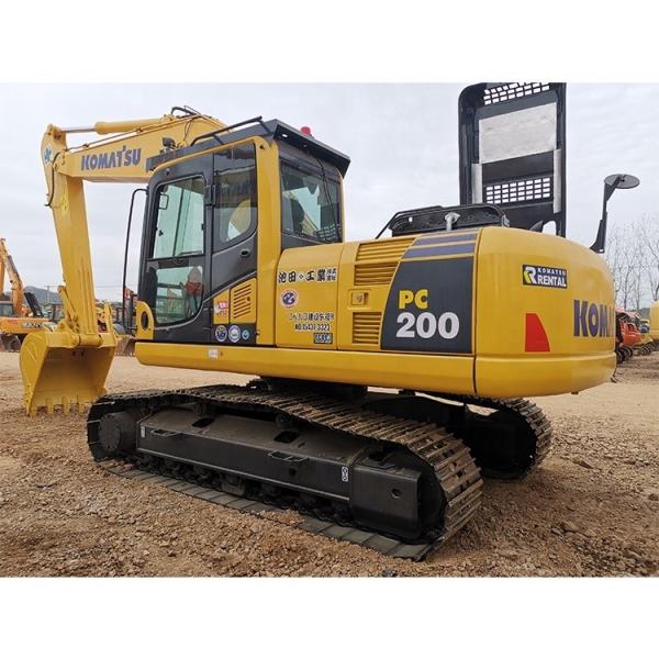 20 Ton Used Komatsu Pc200 Excavator-Second Hand Crawler Excavator 2001-4000 Hours