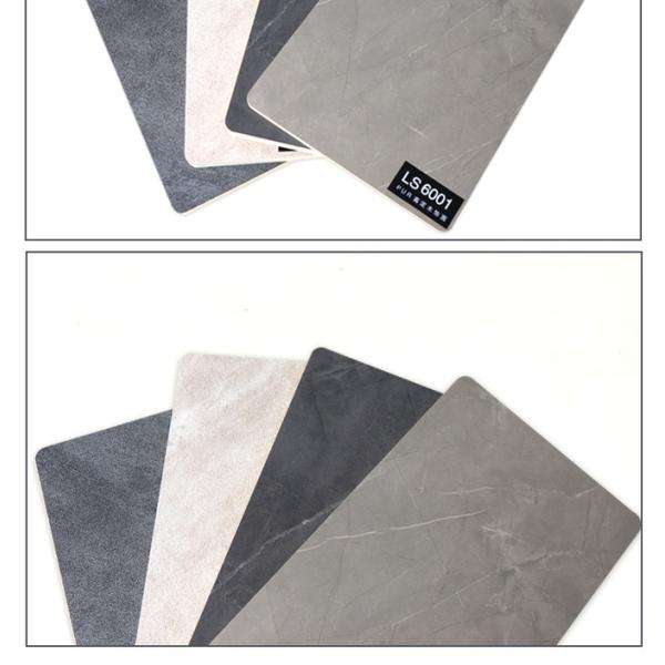 Бамбуковый PVC угля мраморизует лист 1220*2440*8mm панели стены