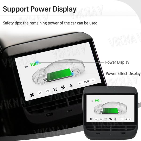 Мультимедийная система Android12 на экран касания дисплея зада модели 3 модельный y Tesla панель кондиционера Carplay 7 дюймов