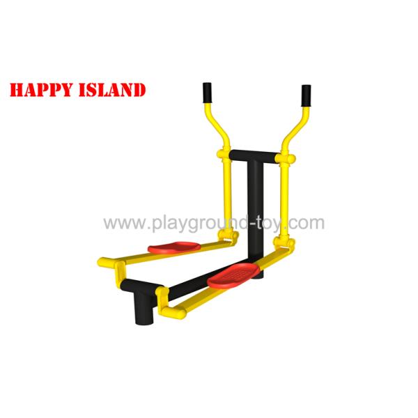 Galvanized Steel 3.0mm Thickness Outdoor Gym Equipment For Amusement Park