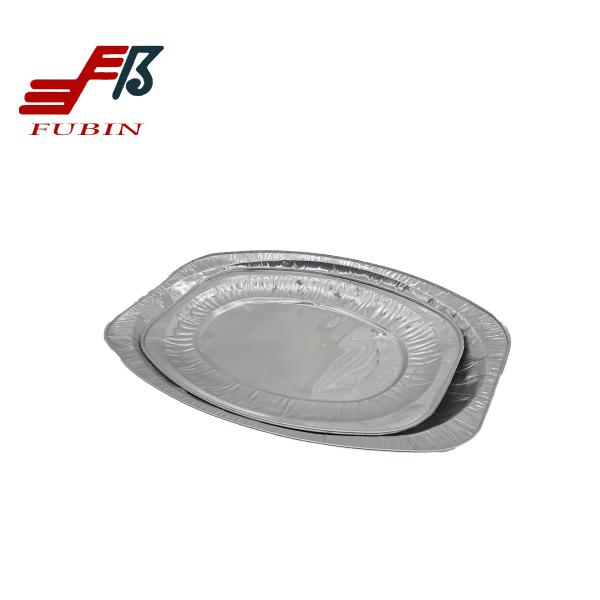 Silver Aluminum Foil Grill Drip Pans