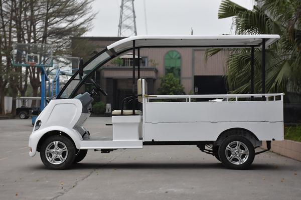 Free Maintenance Battery Powered Electric Cargo Van , Electric Utility Truck With 2 Seats