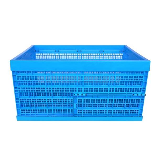 Gray Mesh Plastic Folding Crate The Perfect Solution for Industrial Storage and Transport