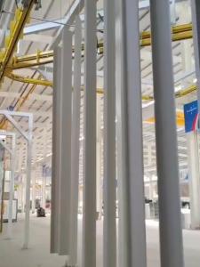 Energy - saving Automatic Powder Coating Equipment with Heat - recycling Curing