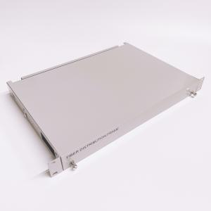 Kocent 1U 19'' Rack Mountable Fiber Optic Patch Panel with 24 cores SC and 48