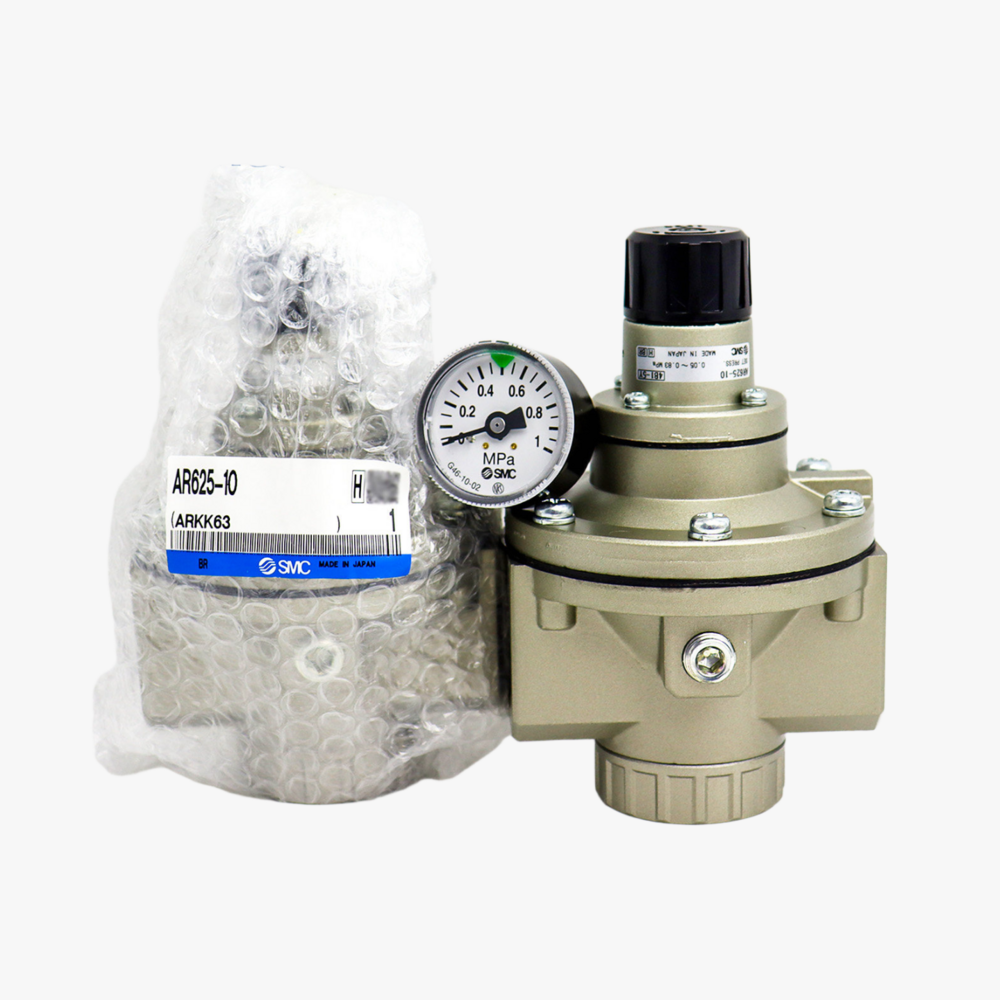 SMC AR635‑06G AR635‑10G Pneumatic Air Regulator High Flow Capacity Bracket Mount Available Wide Adjustable Pressure Range For Production Machinery And Air Tool Supply Circuits
