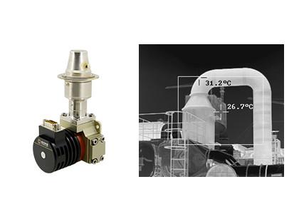 Sensor de imagem térmica refrigerado RS058 LS734 MWIR para detecção de vazamento de alcanos