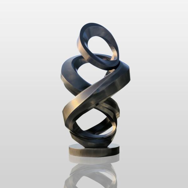 SERENITY Mirror | Contemporary Abstract Stainless Steel Sculpture for Outdoor Garden