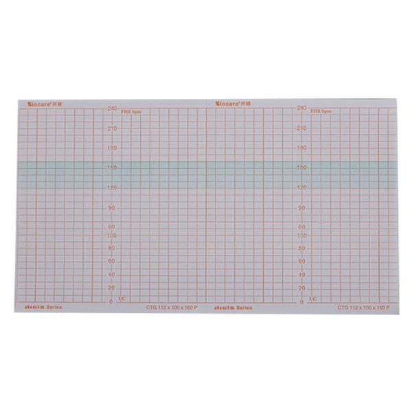 Kangeryou 112x100 White Thermal Printing Paper Medical Consumables CE Certified Class I 3-Year Shelf Life for ECG Record Keeping