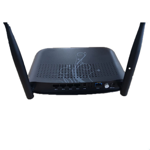 Black Gpon Fiberhome ONU 4FE+2POTS+WIFI An5506-04FG For FTTH Solution