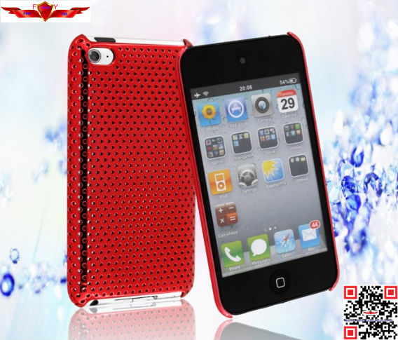 New Fashion Design Brand New Electroplating PC Cover Case For Ipod Touch 4 Multi Color