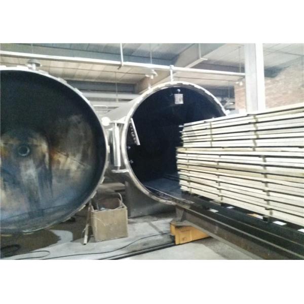 O equipamento de tratamento térmico de madeira da pressão da impregnação não passou a teste do governo nenhuma quebra