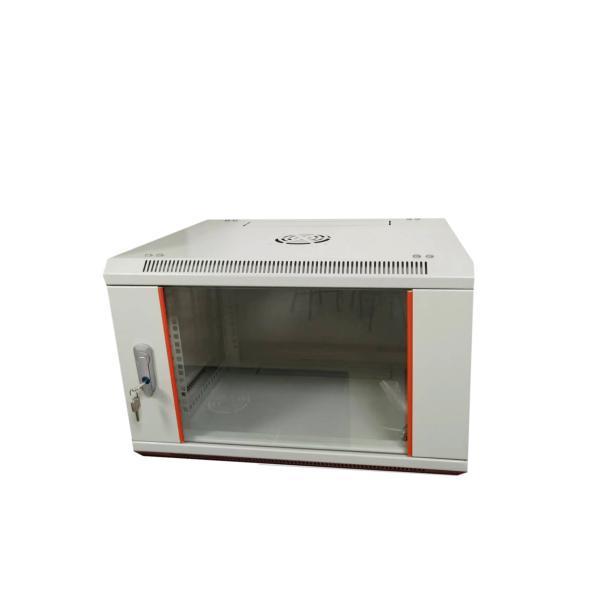 19 Inch Wall Mounted Rack Enclosure RAL7035 Grey RAL9004 Black 4U 6U 9U 12U Metal Cabinet 600mm Width 450mm/600mm Depth