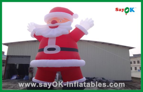 Personagens de banda desenhada infláveis da decoração de Papai Noel para o Natal