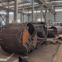 A pilha da construção utiliza ferramentas equipamentos de perfuração retira o núcleo do tambor para o hard rock