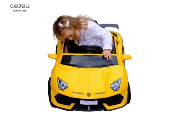 Kids Two Motors 6V4AH Electric Ride On Toy Car With Parallel Swing