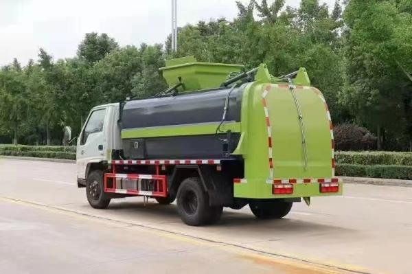 Manual Transmission Sanitation Cleaning Truck Medium Garbage Trucks Large Scale
