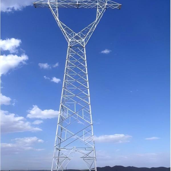 Tours de transmission d'électricité galvanisées de 133 KV