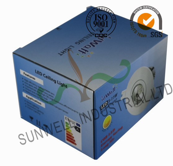Electronic LED Ceiling Light Bulb Packaging Boxes , Consumer Electronics Packaging