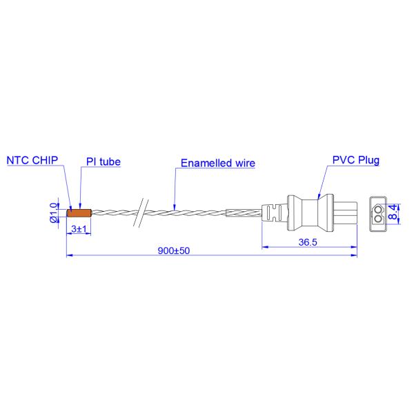 Медицинский датчик зонда НТК устранимый для мочевого катетера
