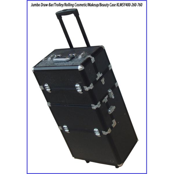 3-Tier Trolley Train Makeup Case with Detachable Drawers KLMSY400-260-760