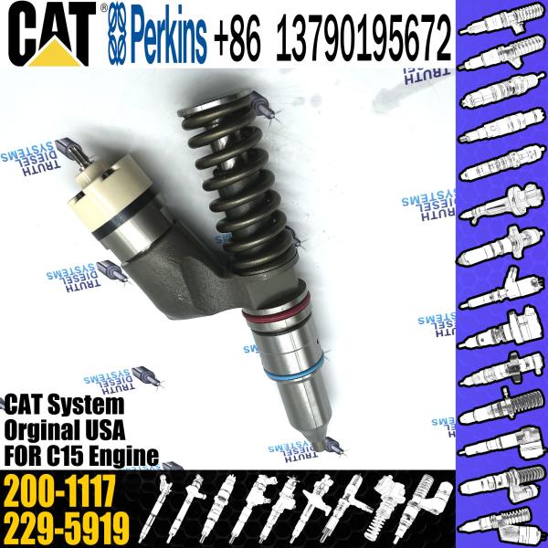 Injetor de combustível para motores CAT 229-5919 200-1117 10R-7229 10R-3264 para CAT C15
