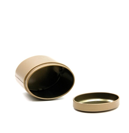 Jewelry Packaging Airtight Oval Empty Decorative Tin Containers Tea Gifts Tin Cans
