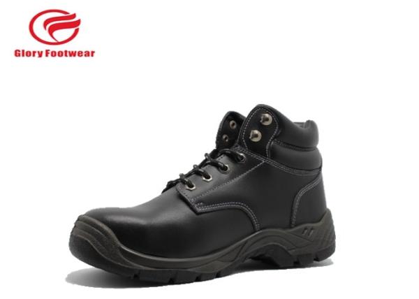 Black Breathable Lightweight Steel Toe Boots For Mens  Embossed Color Optional
