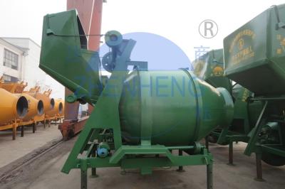 Portable Green Electric JZC500 Cement Mixer Jacking System 5300 * 2400 * 3450mm Size