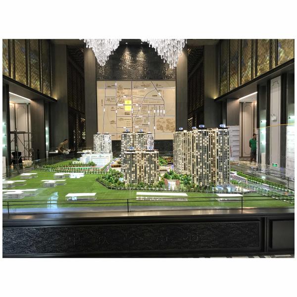 Modern Architectural Model Office Building Scale Model 1:100 Accurate