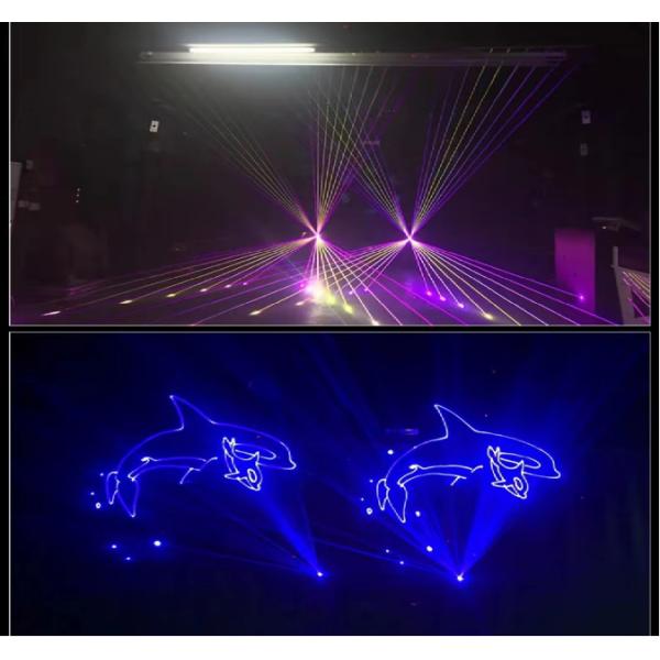 10W Full Color RGB Laser Light TUV Certified For Stage Show DJ Disco Christmas