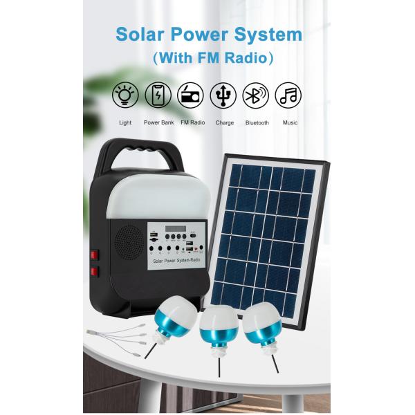 Waterproof Wall Bracket Solar Light Lighting System IP65 DC 49.5cm*40.5cm*46cm