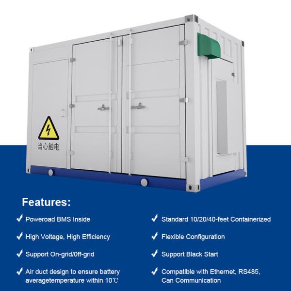 Above Ground Industrial Commercial Energy Storage With CE/ROHS/MSDS/UN38.3 Certificated