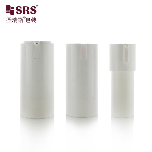 15ml 30ml 50ml AS+PP Refillable Airless Pump Bottle for Cosmetic Serum