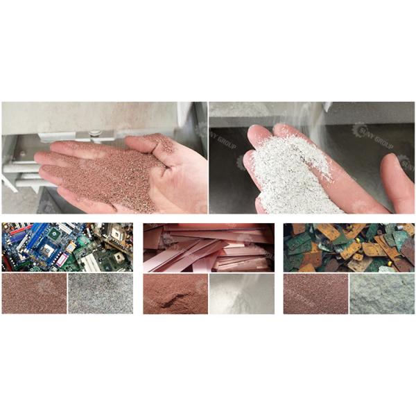 Отходы от мобильных телефонов Планшеты электронных отходов ПКБ Медная перерабатывающая машина Экологически чистые