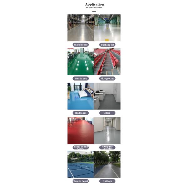 Метод применения щетки НОВОСТЬ Эпоксидная смола Плоски покрытия для подвальной системы пола