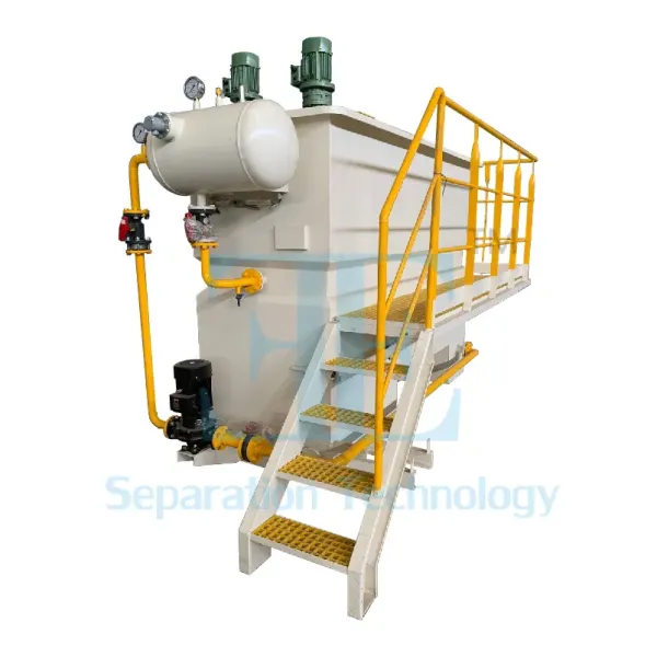 DAF System Dissolved Air Flotation for Printing and Dyeing Wastewater Treatment with 3600*1700*1850mm Specification and Low Investment