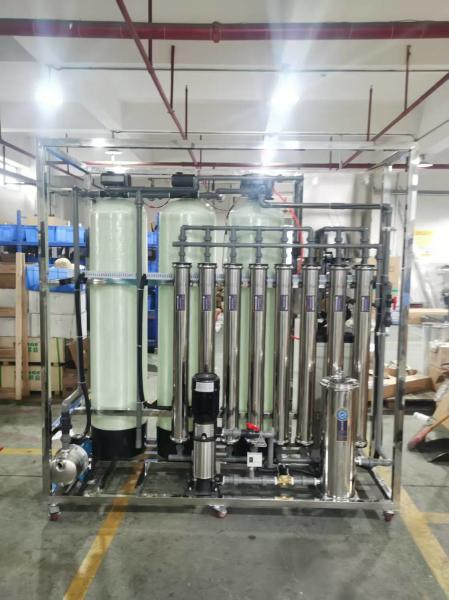 1.5TPH Brackish Water Reverse Osmosis Plant SS304 Skid 3.0kW Fast Lead Time 1.7kW-380-415V System Installation Power