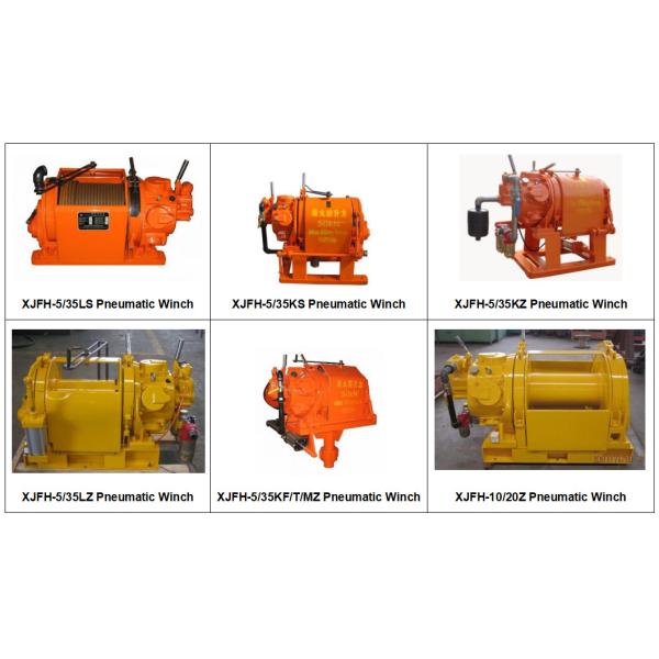 Heavy-Duty Pneumatic Winch with Remote Control, 0.5 Ton to 10 Ton Capacity, Steel Construction for Durability