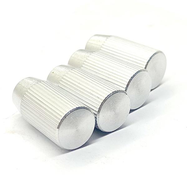 Aluminum Knurled Thumb Screw 12.8×25mm CNC Precision Machined Parts Custom Colors