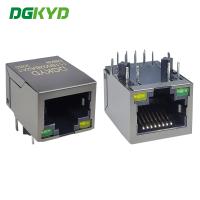 DGKYD111B002BA2A1DBKN RJ45 Connecteur Ethernet 100 Mbps Interface réseau Socket Direct Insertion Noir Nickel