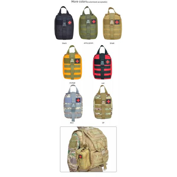 Multipurpose Camping Storage Bag , Portable Molle Rip Away Pouch