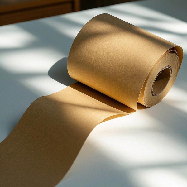 Recyclable Kraft Wrapping Paper Roll Brown Honeycomb Roll Customizable Logo