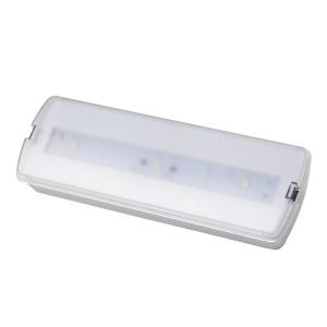 Battery Rechargeable LED Emergency Light IP20 Wall Mounted 3 Hours Operation L116N-A