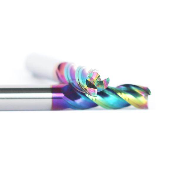 Высокая эффективность u формирует торцевую фрезу DLC 3 каннелюр алюминиевую покрывая большую емкость