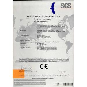 Shanghai Sanitwell Industrial Co., Ltd. Сертификации