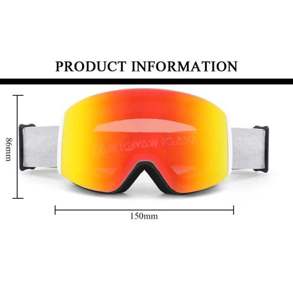 Delivery Time 20-30 Working Days Polycarbonate Cylindrical Ski Goggles for Kids Youth
