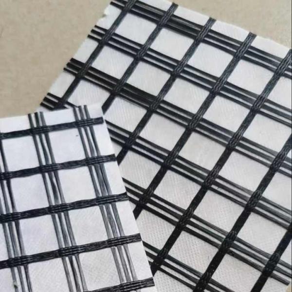 Road Reinforcement 80kn Fiberglass Geogrid Mesh Driveway Geogrid For Soil Stabilization Geogrid