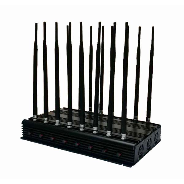 2 Watt Cell Phone Signal Jammer 16 Bands GSM CDMA 3G 4G GPS WiFi Signal EST-502F16