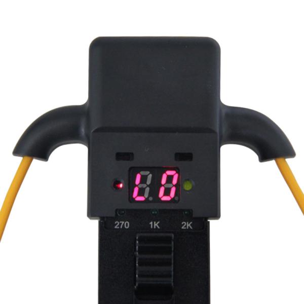 Identificador de fibra ótica Handheld, tipo do poder superior para a televisão por cabo, com 250μm, 900μm, 2.0mm, cabeças do adaptador de 3.0mm